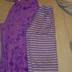 Girls Large pajama pants, 2 pairs!